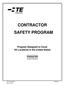 CONTRACTOR SAFETY PROGRAM