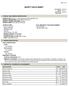 SAFETY DATA SHEET. MANUFACTURER 24 HR. EMERGENCY TELEPHONE NUMBERS Harsco Corporation