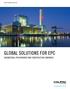 POWER & INDUSTRY CAPABILITIES. GLOBAL SOLUTIONs FOR EPC REDEFINING WHAT S POSSIBLE