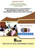BRIEFING PAPER. Social Accountability Platform For Local Governance Performance In Ghana Project