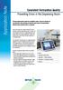 Application Note. Consistent Formulation Quality Preventing Errors in the Dispensing Room