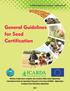 General Guidelines for Seed Certification