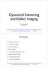 Dynamical Scattering and Defect Imaging