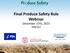 Final Produce Safety Rule Webinar December 17th, PM EST