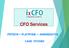 CFO Services. Fintech + platform + aggregator. Case studies