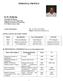 PERSONAL PROFILE. Degree Specialization Year of passing/class University