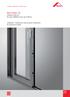 Roto Patio Lift. Window and Door Technology. Standard hardware for large Lift&Slide doors up to 300 kg