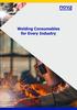 nova trusted by Welding Consumables for Every Industry