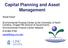 Capital Planning and Asset Management