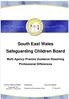 South East Wales Safeguarding Children Board Multi Agency Practice Guidance Resolving Professional Differences