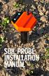 SOIL PROBE INSTALLATION MANUAL. Probe v5.0