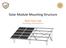 Solar Module Mounting Structure. Ravi Iron Ltd