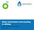 Water minimization and recycling in refining. a BP Australia case study