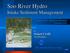 Soo River Hydro Intake Sediment Management