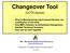 Changeover Tool. (COT4-device)