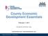 County Economic Development Essentials