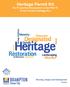 Heritage Permit Kit. for Properties Designated under Part IV of the Ontario Heritage Act