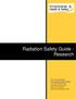Radiation Safety Guide - Research