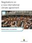 Negotiations on a new international climate agreement