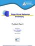 Page Work Behavior Inventory