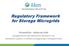 Regulatory Framework for Storage Microgrids