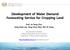 Development of Water Demand Forecasting Service for Cropping Land