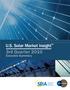U.S. Solar Market Insight 3rd Quarter 2010