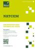 NATCEM PROPERTIES AND TECHNICAL DATA
