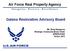 Air Force Real Property Agency. Galena Restoration Advisory Board
