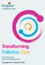 Conference Transforming Palliative Care November Telford International Centre. Engagement opportunities