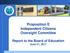 Proposition E Independent Citizens Oversight Committee. Report to the Board of Education June 21, 2017