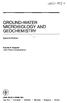 GROUND-WATER MICROBIOLOGY AND GEOCHEMISTRY