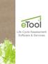 Life Cycle Assessment Software & Services