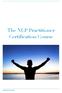 The NLP Practitioner Certification Course