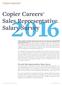 It now seems like a distant memory, but it was only a few short years ago that MPS came onto the scene. The 2016 Sales Representative Salary Survey