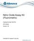 Nitric Oxide Assay Kit (Fluorometric)