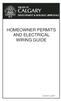 HOMEOWNER PERMITS AND ELECTRICAL WIRING GUIDE