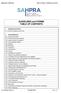 GUIDELINES and FORMS TABLE OF CONTENTS