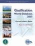 Gasification World Database 2007