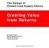 Creating Value from Returns