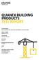 QUANEX BUILDING PRODUCTS TEST REPORT