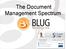 The Document Management Spectrum