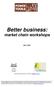 Better business: market chain workshops