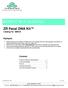 INSTRUCTION MANUAL. ZR Fecal DNA Kit Catalog No. D6010. Highlights. Contents