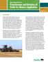 Introduction. Manure Management Facts Prioritization and Rotation of Fields for Manure Application. July 2014