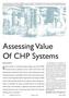 Assessing Value Of CHP Systems