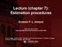 Lecture (chapter 7): Estimation procedures