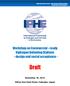 Workshop on Commercial - ready Hydrogen Refueling Stations - design and social acceptance - Draft. November 19, 2013