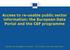 Access to re-usable public sector information: the European Data Portal and the CEF programme