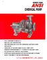ANSI CHEMICAL PUMP SERIES 5000 C. P. V. ENGINEER PVT. LTD., HUBLI.